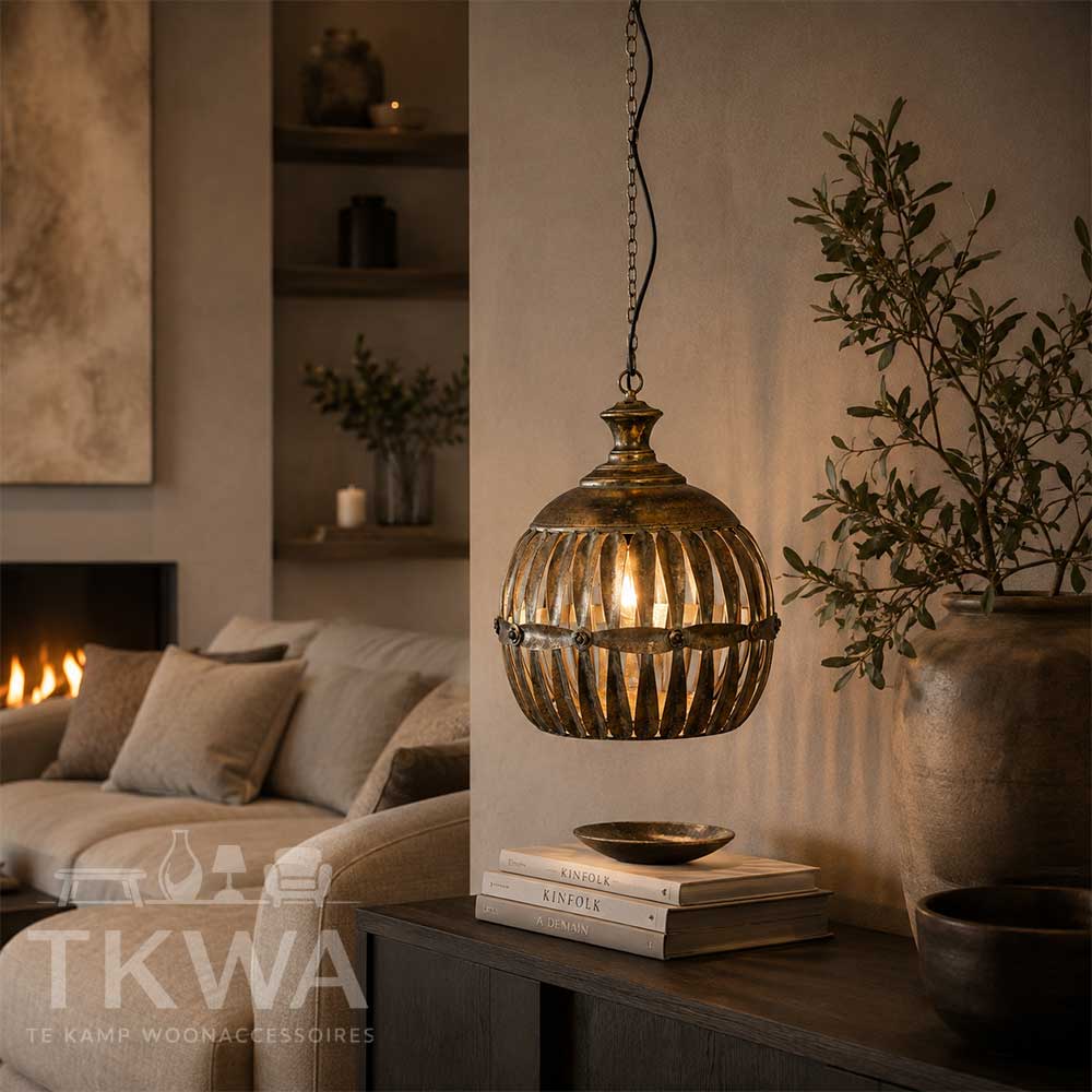 Bronze hanglamp 48cm
