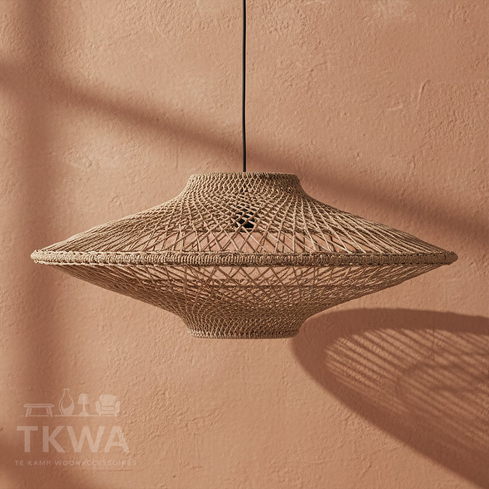 Hanglamp naturel Corda 80x37cm