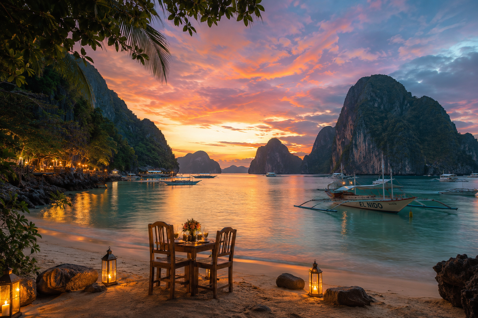 Naadloos fotobehang El Nido