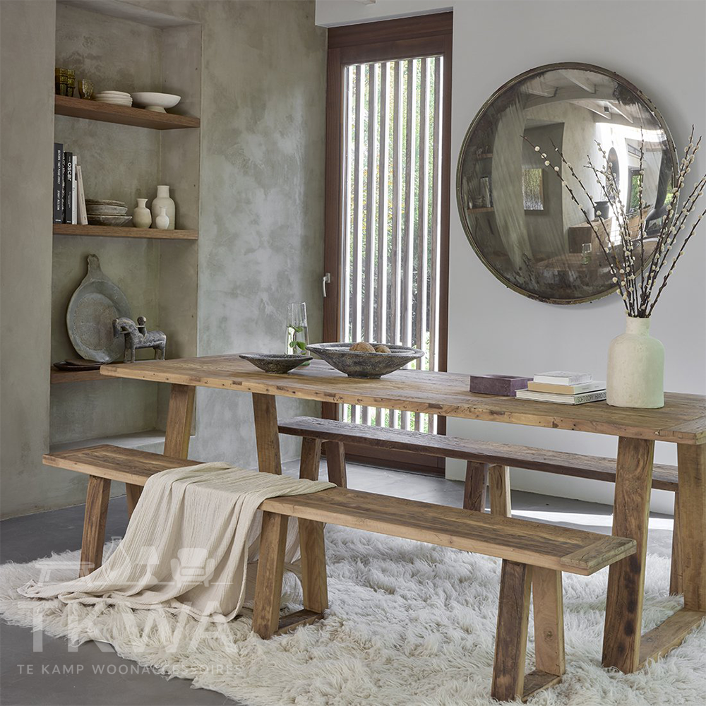 Farmwood eettafel - FSC gerecycled hout