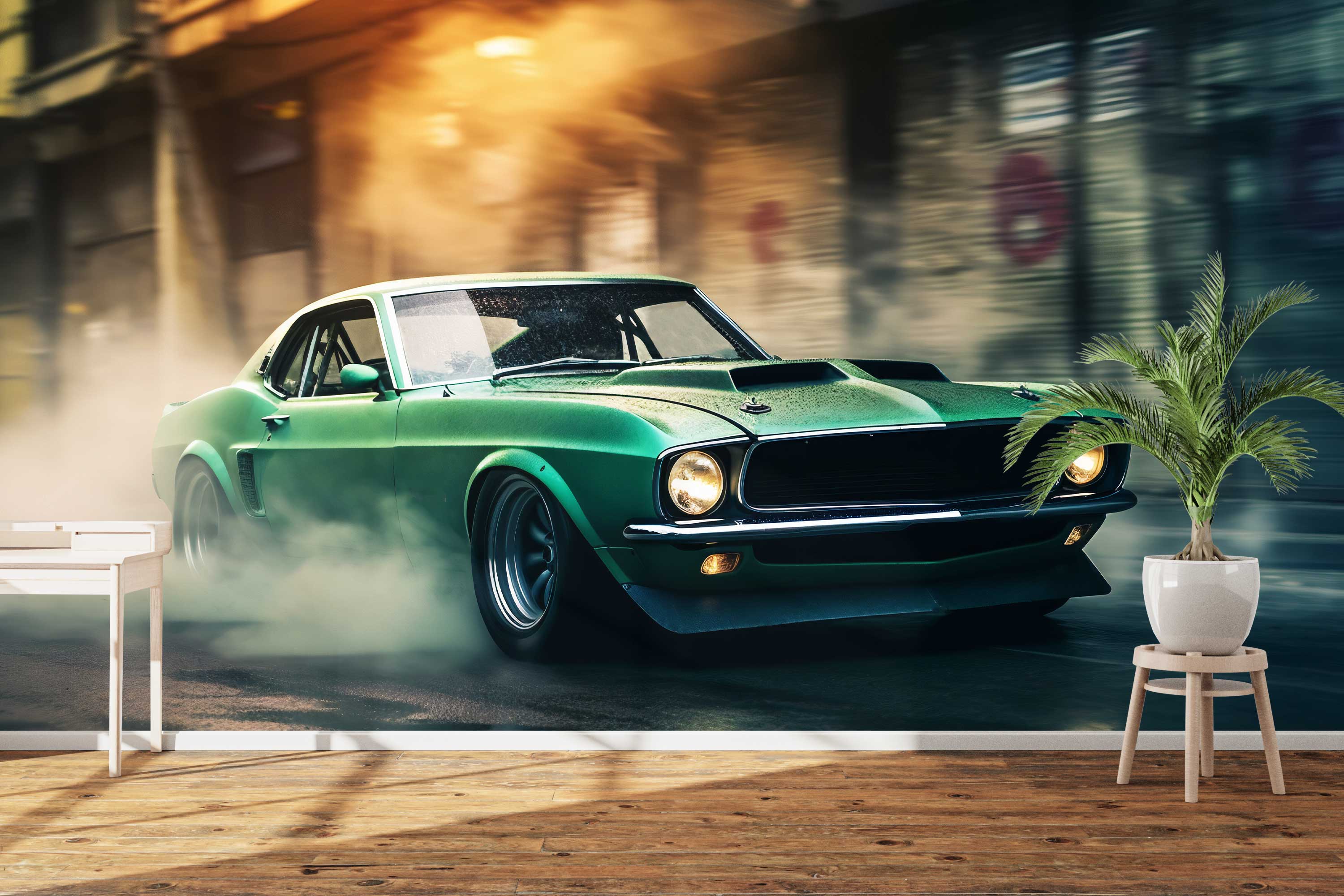 Naadloos fotobehang Ford Mustang