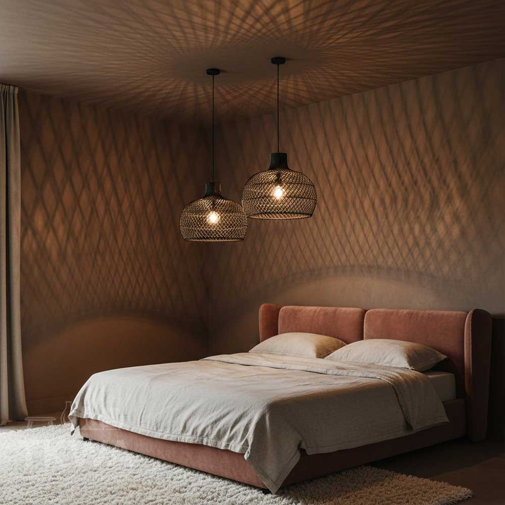 Hanglamp zwart Maze Small