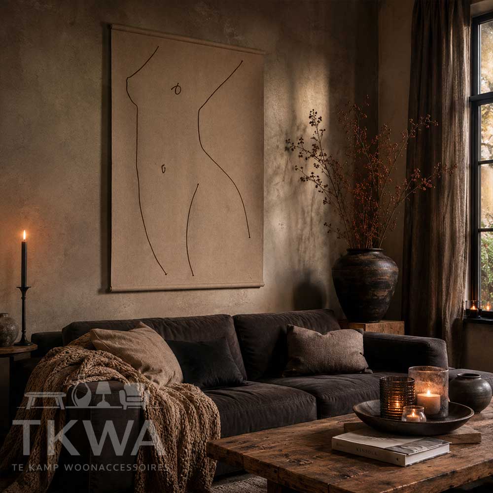 Wandkleed silhouet Woman by Sella Molenaar 147 cm