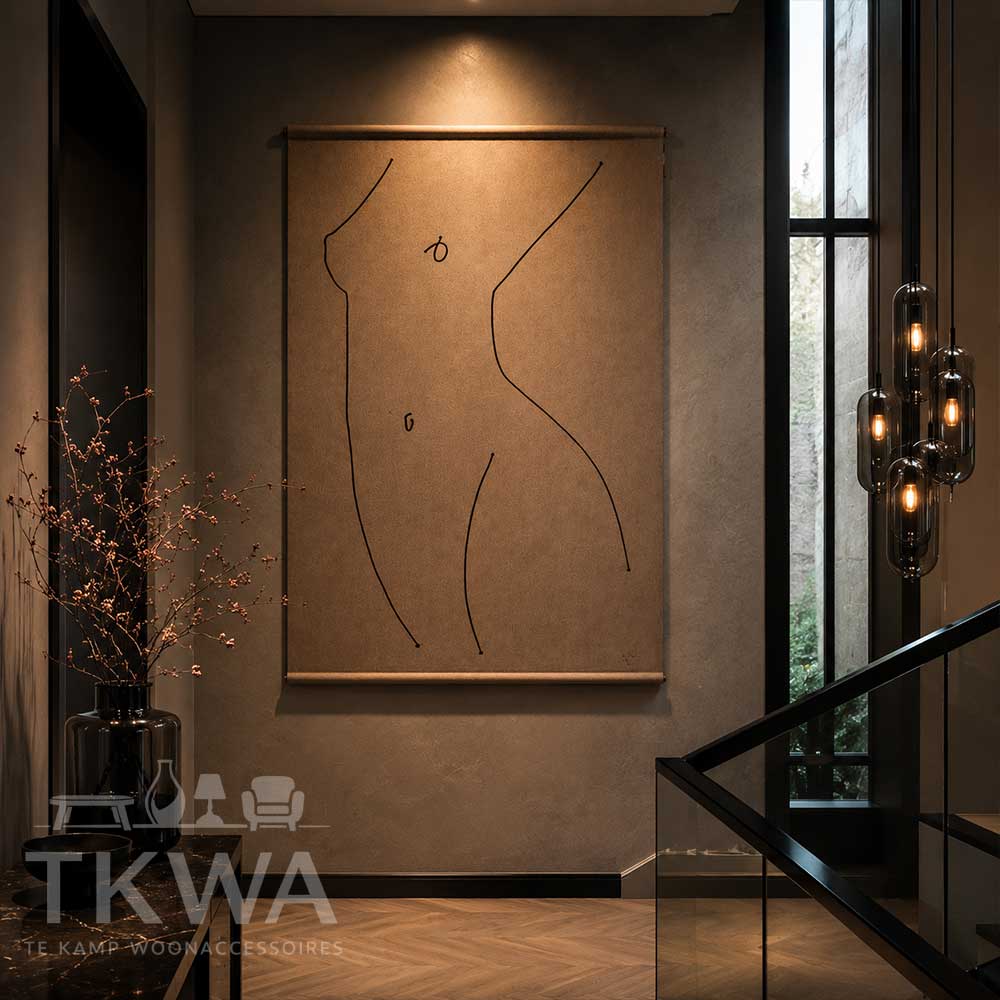 Wandkleed silhouet Woman by Sella Molenaar 147 cm