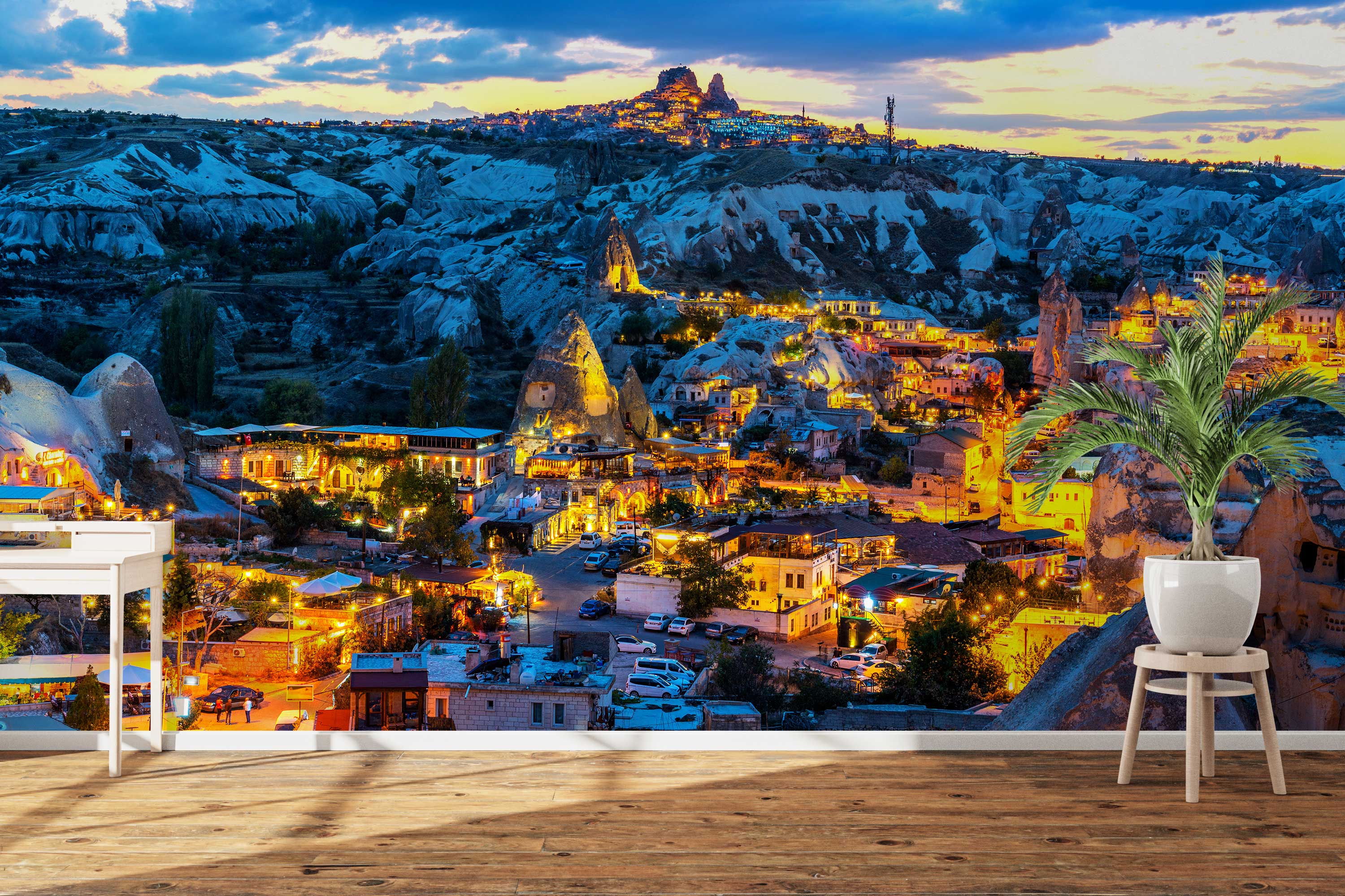 Naadloos fotobehang Pamukkale