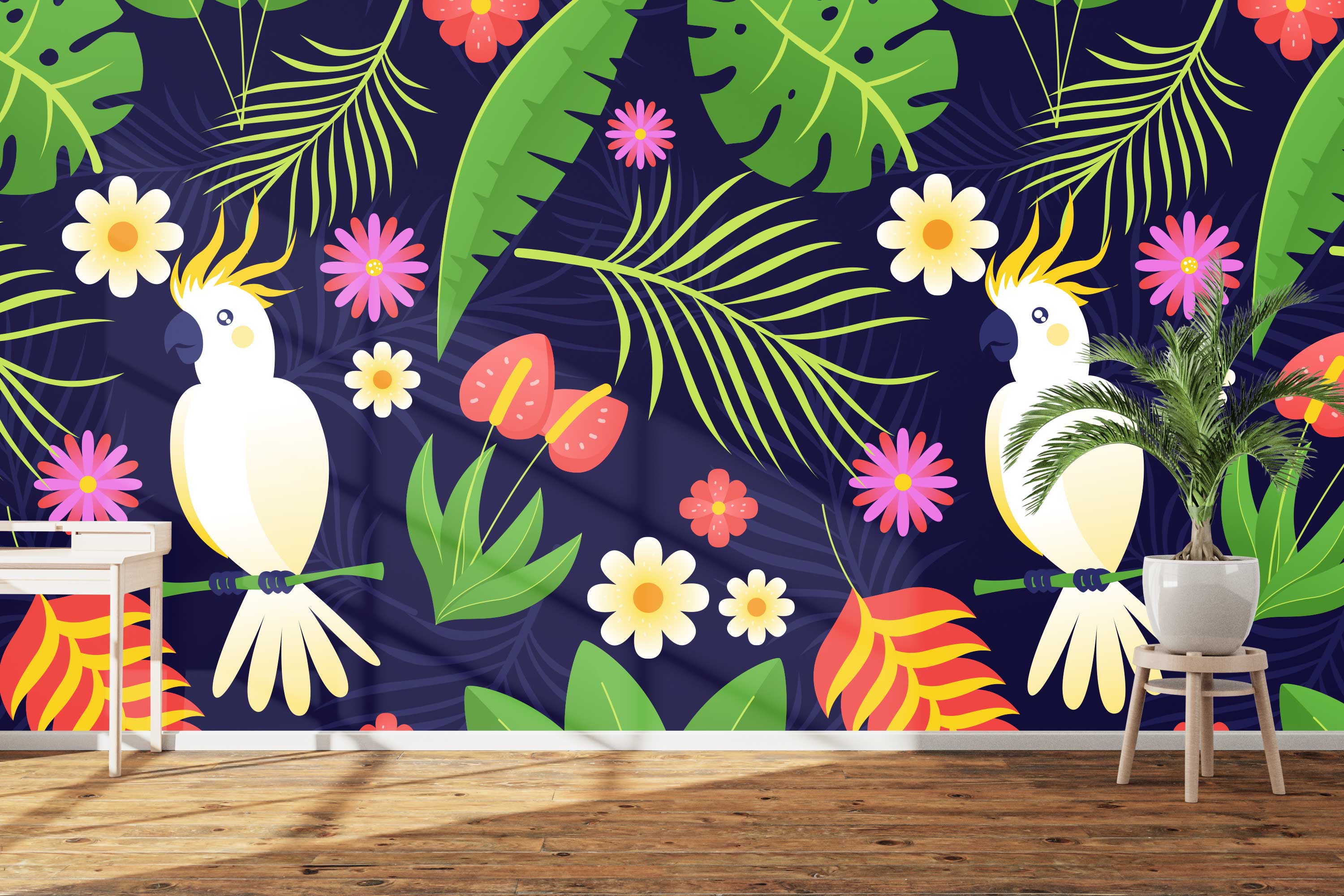 Naadloos fotobehang Zomer tropical